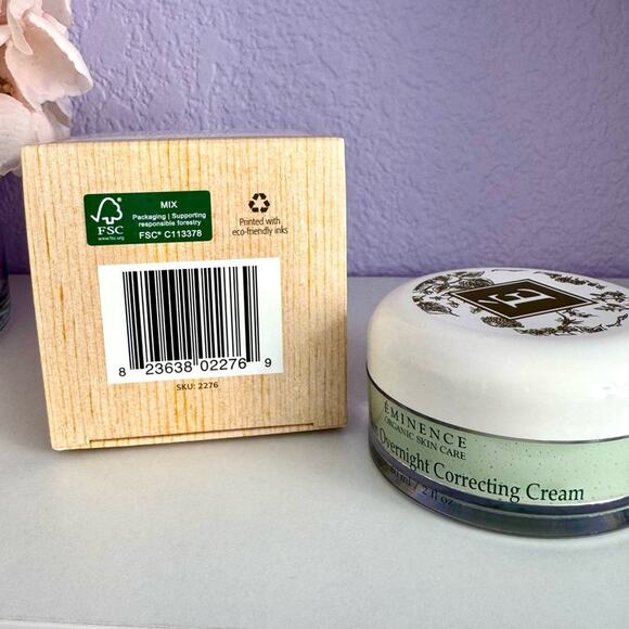 New! EMINENCE Organic Bright Skin Overnight Correcting Cream, 60ml/2oz - Picture 6 of 8